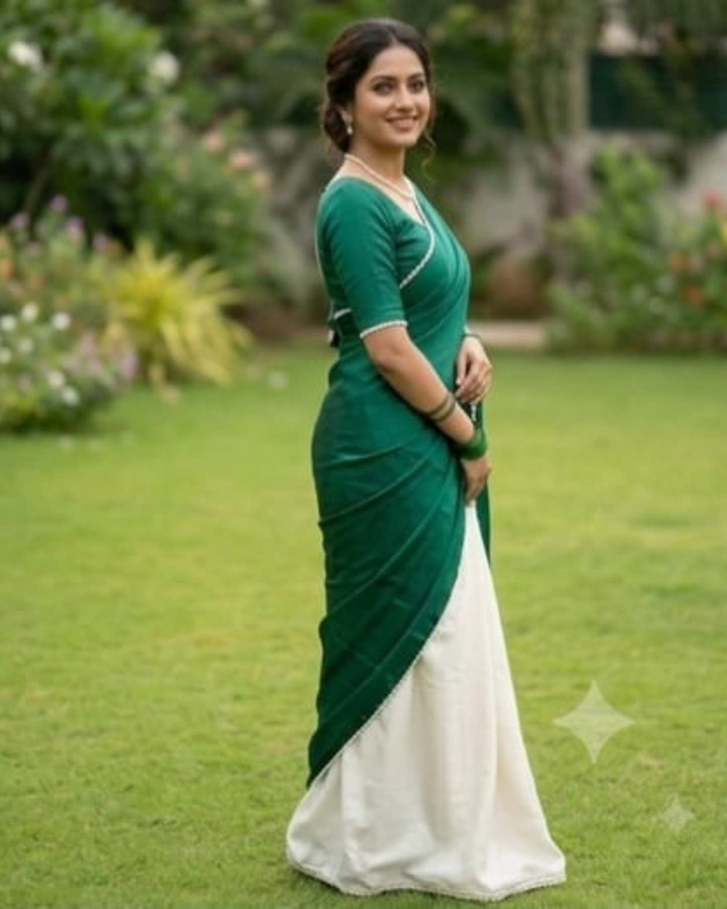 Green Saree Demo Unit - 2 1600X2000