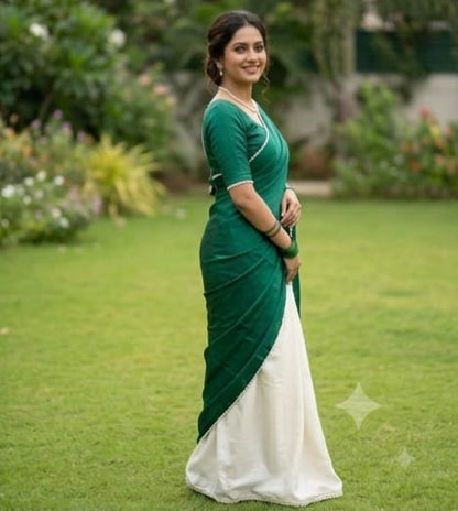 Green Saree - Demo Unit