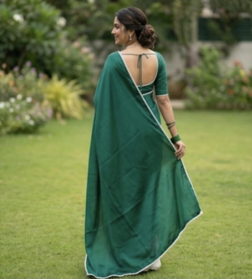 Green Saree - Demo Unit