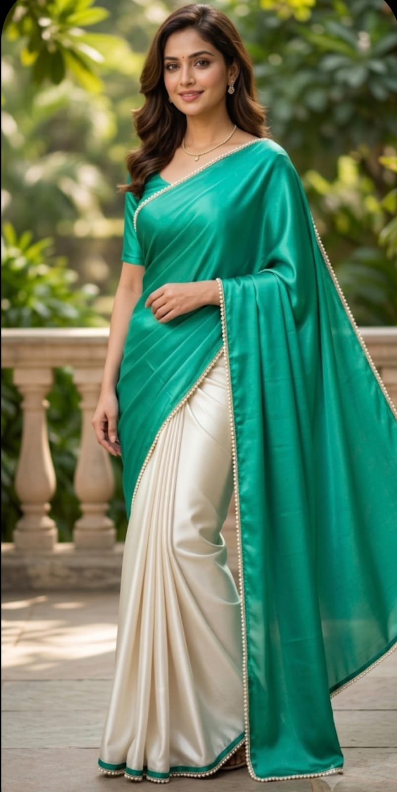 Green Saree - Demo Unit