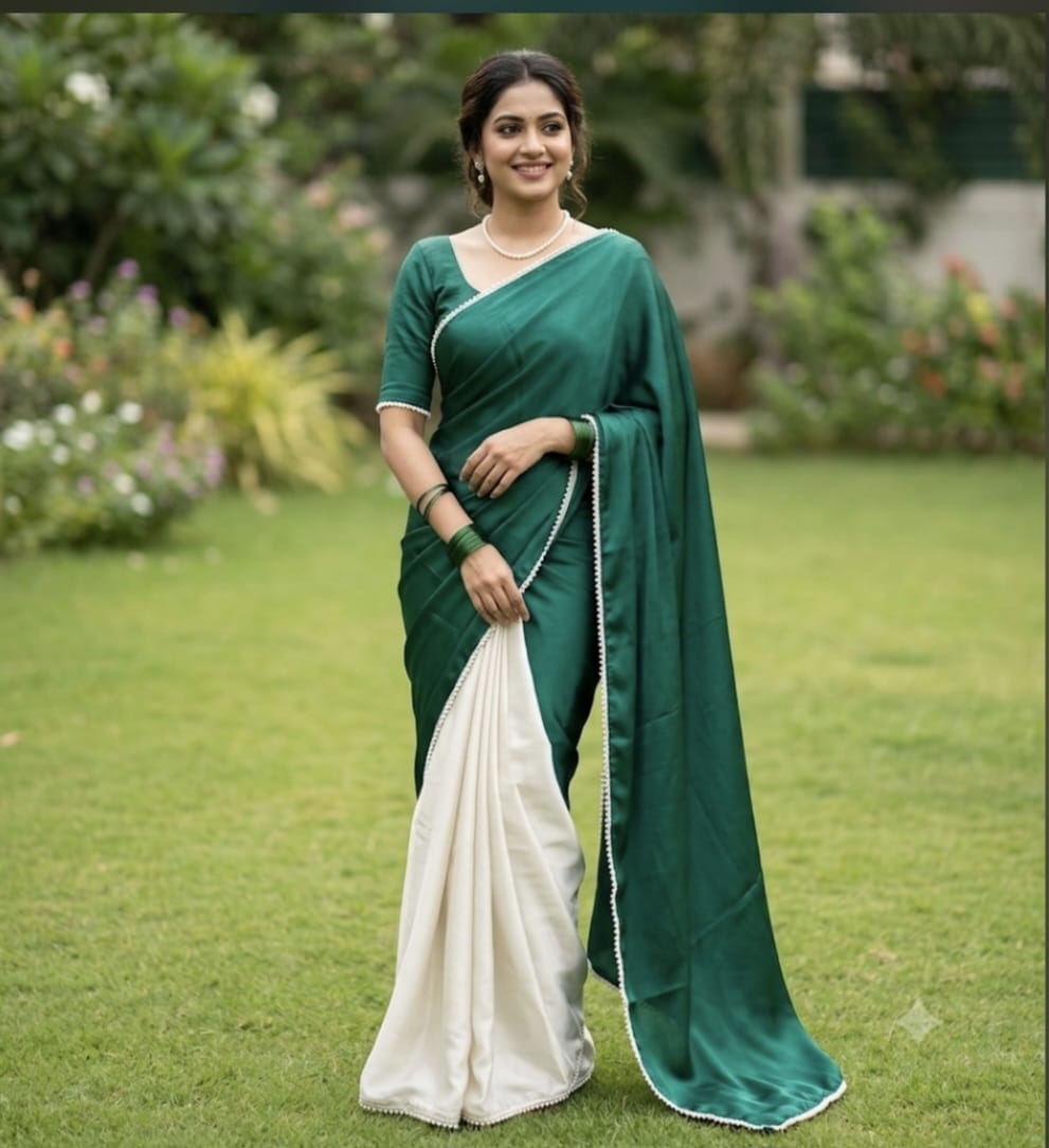 Green Saree - Demo Unit